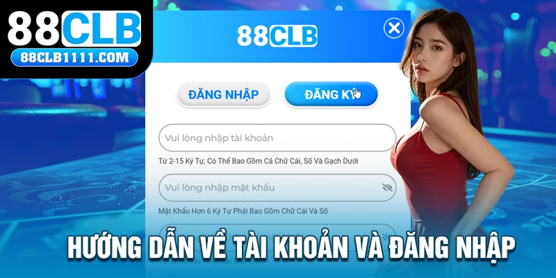 Hướng dẫn về tài khoản và đăng nhập